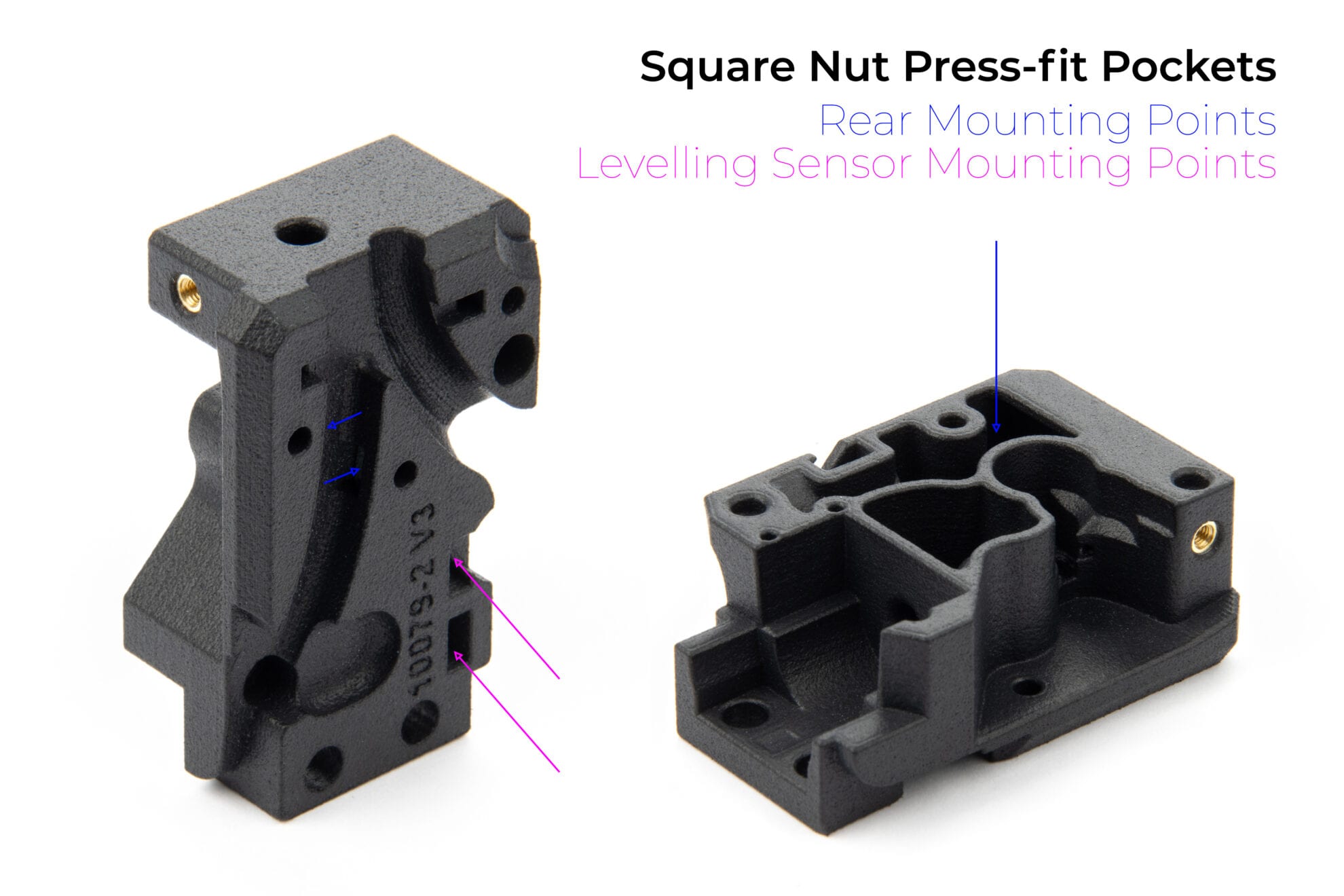 DDX v3 Rear Housing PA12 - Image 3